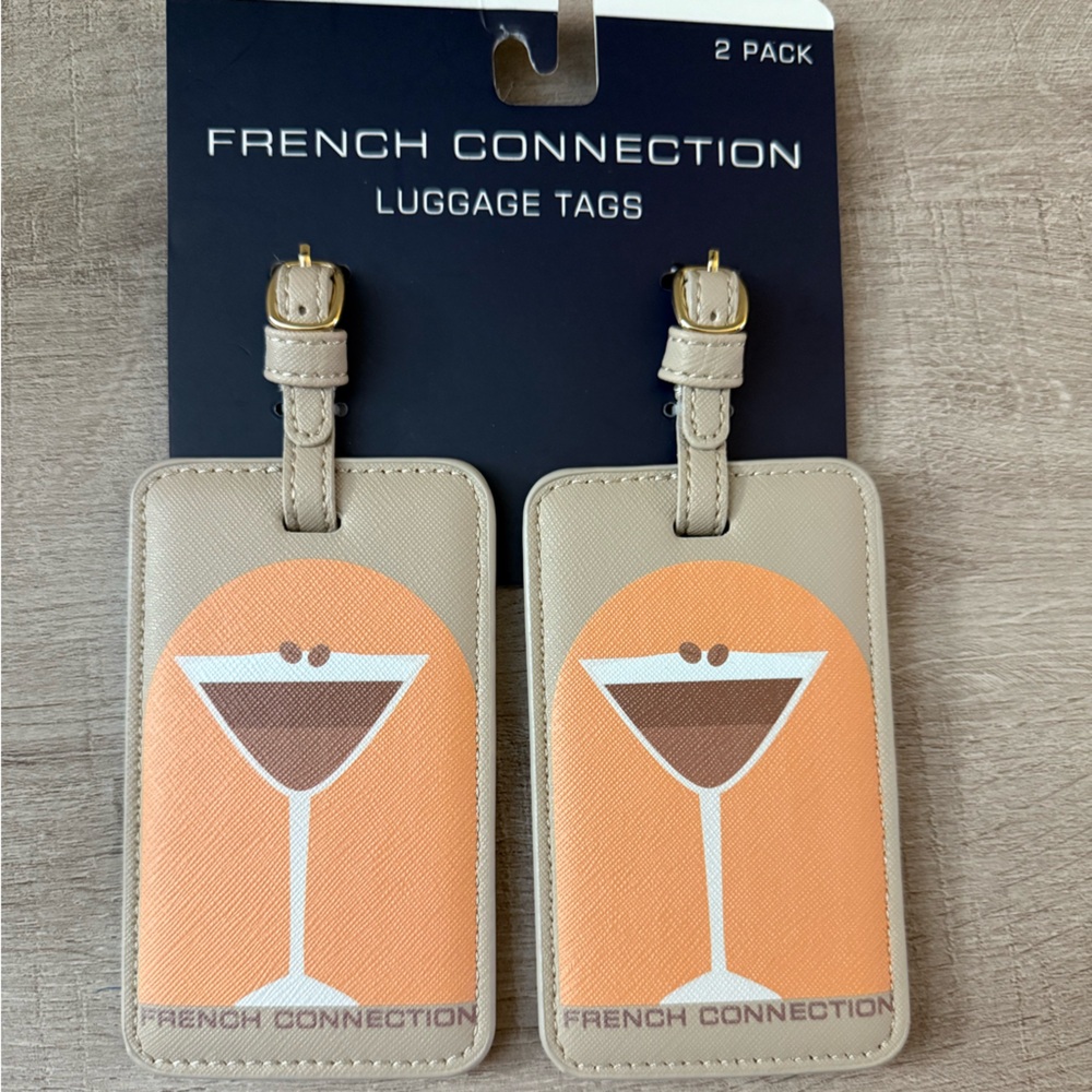 French Connection Martini Luggage Tags